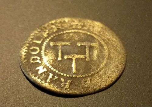 Great Britain 17th Century His Halfe Penny - Tradesman Token