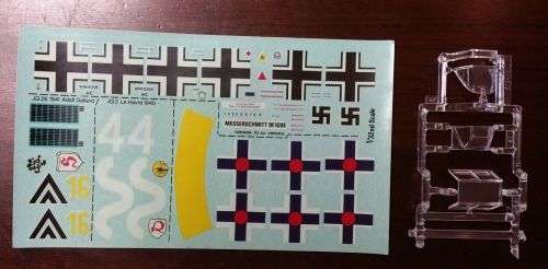 Vintage Matchbox Messerschmitt Bf/109E 1/32 Scale WWII German Fighter Plane