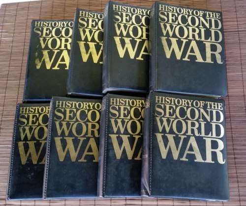History of the Second World War Purnells Illustrated Encyclopedia 8 Volume Series