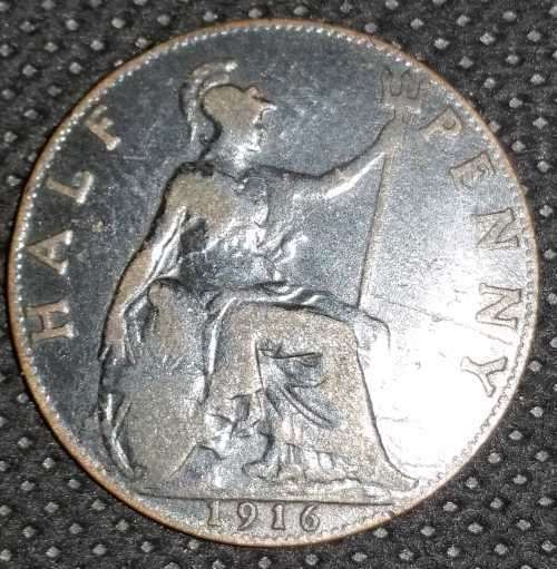 1916 Half Penny United Kingdom George V