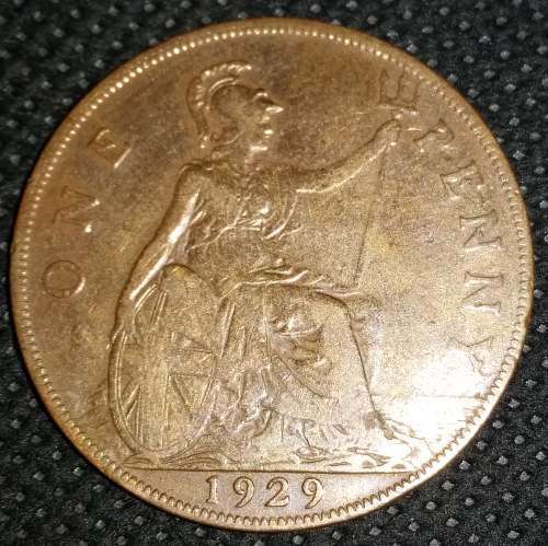 Penny United Kingdom 1929 George V