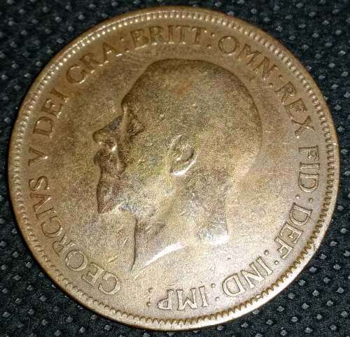 Penny United Kingdom 1929 George V