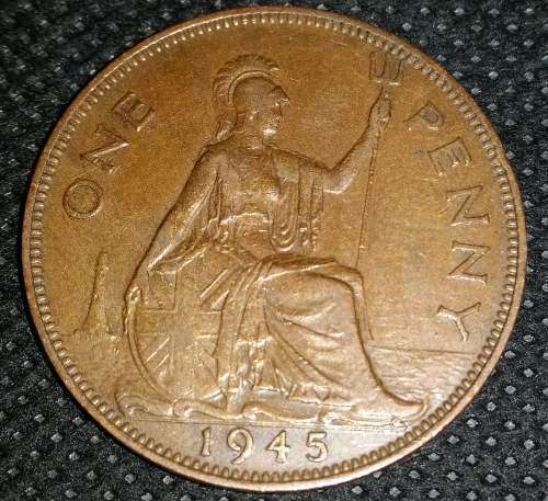 Penny United Kingdom 1945 George VI