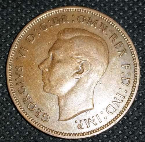 Penny United Kingdom 1945 George VI