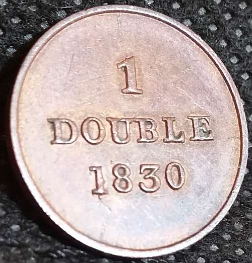 1830 William IV (1830-1837) Copper One Double Lovely collectable condition