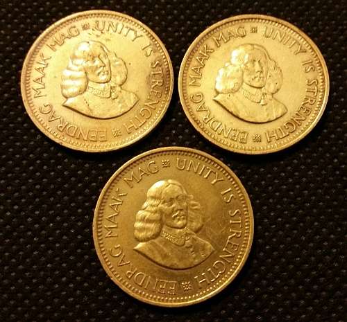 3x Coin Lot 1/2 cent South Africa First Decimal Series 1961, 1962, 1963