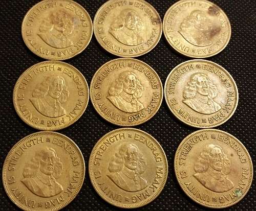 1961 One Cent South Africa First Decimal Series -  Lot of 9