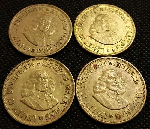 1961 1962 1963 1964 One Cent South Africa First Decimal Series -  Lot of 4