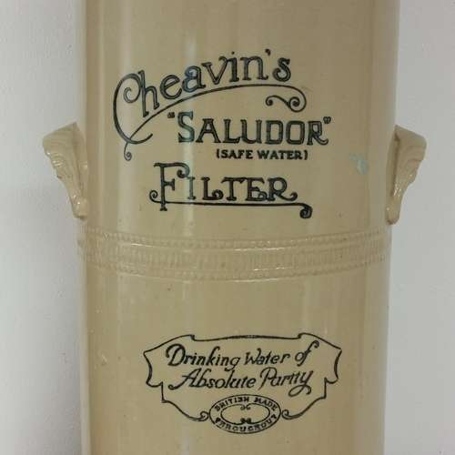 Cheavin's Saludor Water Filter - Late 1800's to early 1900's - Highly Collectible Piece