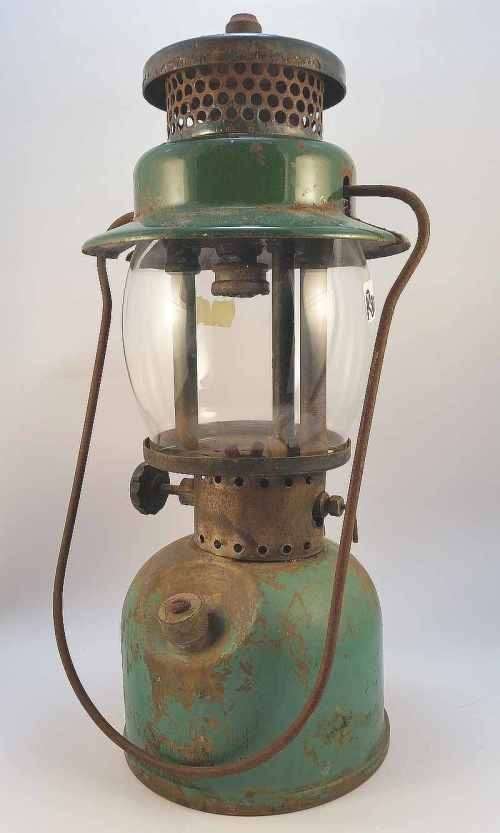 1946 Coleman Lantern Canada - Model 249 "Scout" - Brass Kerosene Lamp stamped A 46