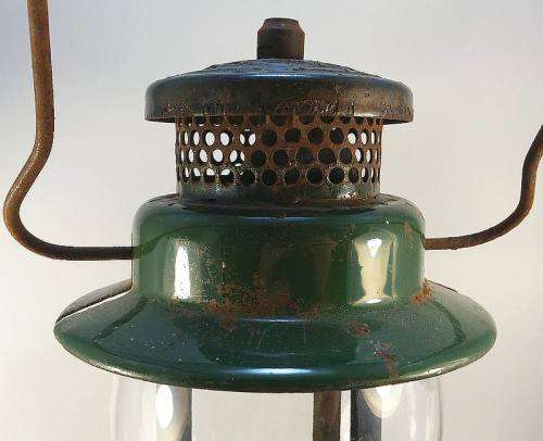1946 Coleman Lantern Canada - Model 249 "Scout" - Brass Kerosene Lamp stamped A 46