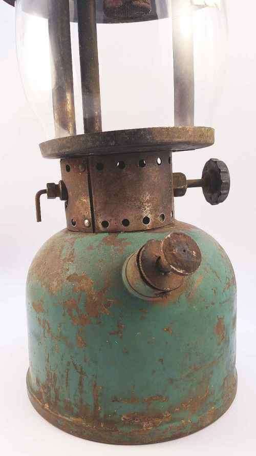 1946 Coleman Lantern Canada - Model 249 "Scout" - Brass Kerosene Lamp stamped A 46