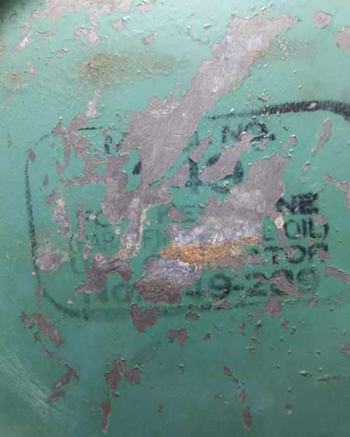 1946 Coleman Lantern Canada - Model 249 "Scout" - Brass Kerosene Lamp stamped A 46