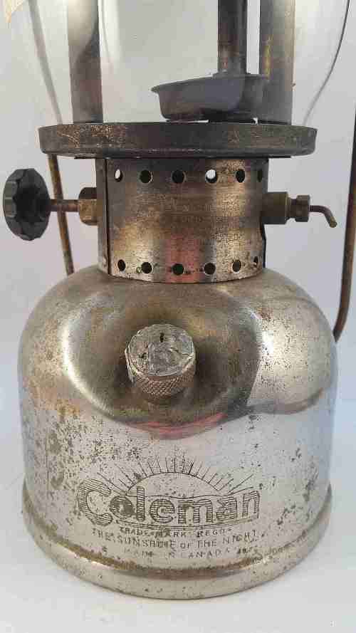 1948 Coleman Lantern Canada - Model 249 "Scout" - Kerosene Lamp stamped 3 / 48