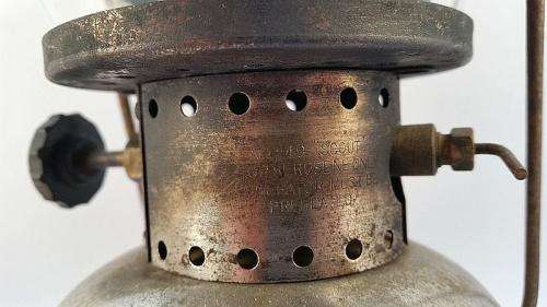 1948 Coleman Lantern Canada - Model 249 "Scout" - Kerosene Lamp stamped 3 / 48