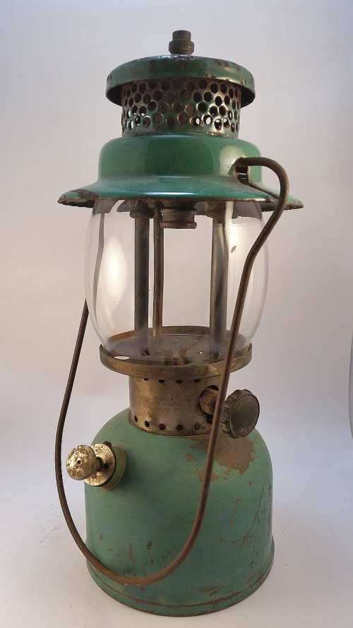 1946 Coleman Lantern Canada - Model 242 B - Gasolene Lamp stamped A 46