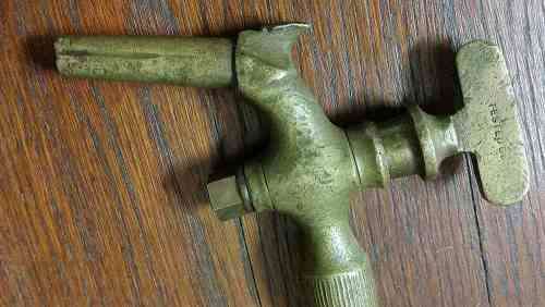 Antique Wine Vat Tap / Spigot - Bronze / Brass Beer Barrel Faucet