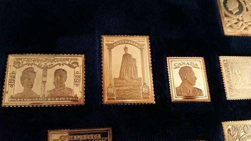 Gold Plated on Sterling Silver - Stamp Collection Treasures from the Royal Collection 439.4g Silver