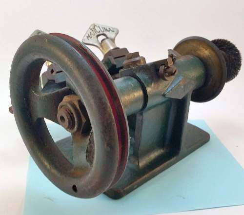 1920's Mancuna Key Cutter - Vintage Hand Operated Key Duplicator - Key Cutting Machine