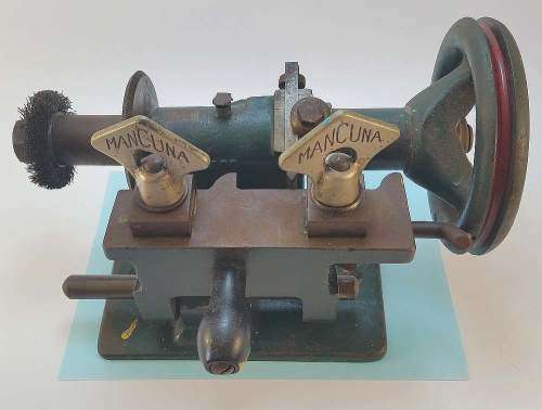 1920's Mancuna Key Cutter - Vintage Hand Operated Key Duplicator - Key Cutting Machine