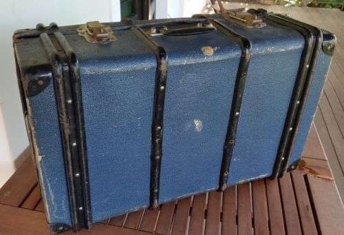 Travel Trunk - Vintage Steamer Suitcase - Cabin Trunk