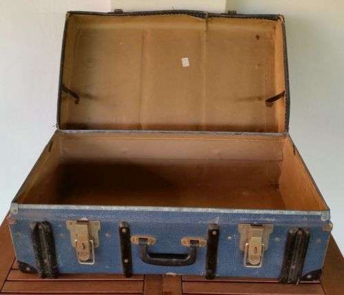 Travel Trunk - Vintage Steamer Suitcase - Cabin Trunk