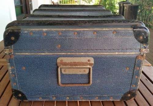 Travel Trunk - Vintage Steamer Suitcase - Cabin Trunk