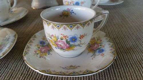 Art Deco Royal Ivory Ware Coffee/Tea Set Circa 1900's -  John Maddock & Sons