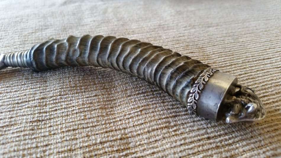 Solingen Hunting Knife - Wild Boar figure with Stag Horn Handle - Germany