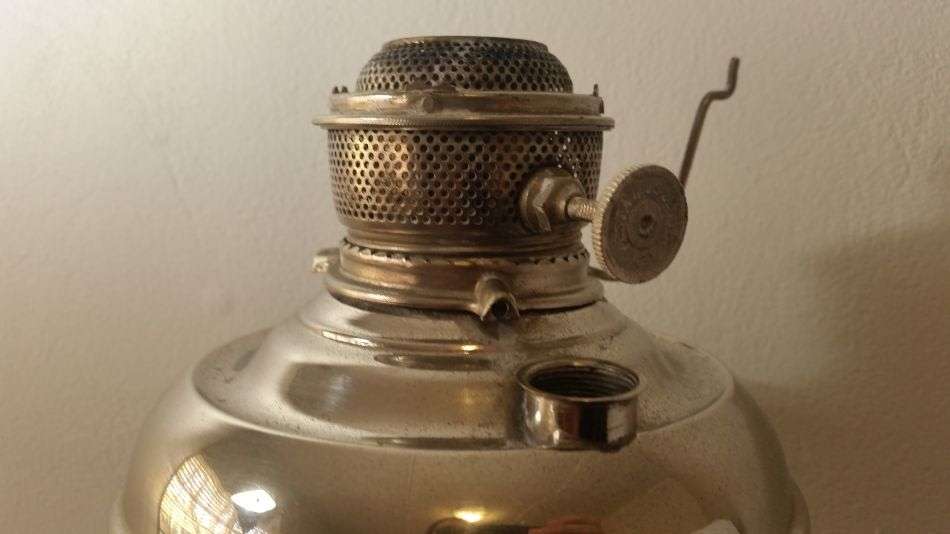 Millers Vestal Oil Lamp Made In USA - Oil/Kerosene Lamp