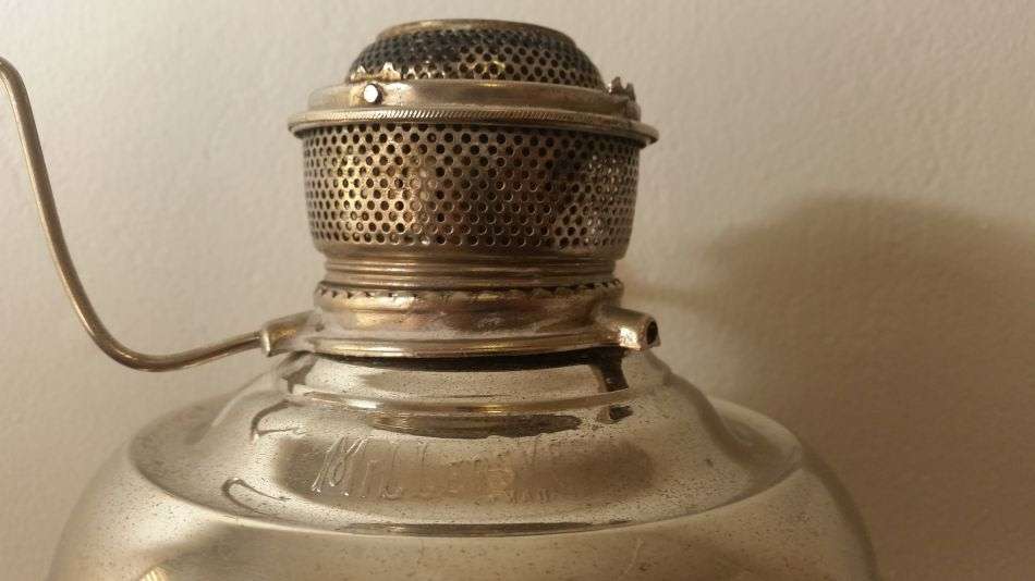 Millers Vestal Oil Lamp Made In USA - Oil/Kerosene Lamp
