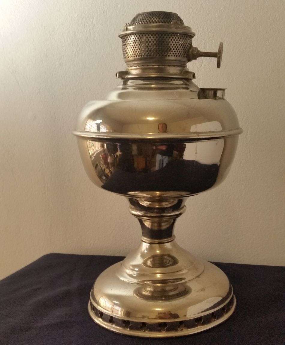 Millers Vestal Oil Lamp Made In USA - Oil/Kerosene Lamp