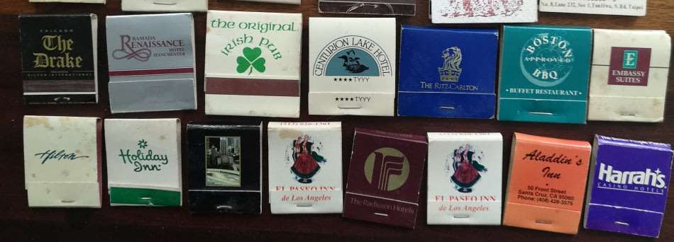 Vintage Matchbook Collection - International and Local - Qty 40