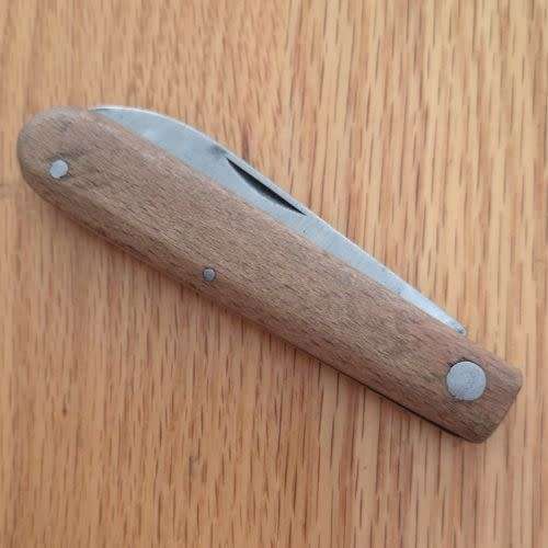 Gerlach Poland - Pocket Knife Single Blade - Beech Wood Handle