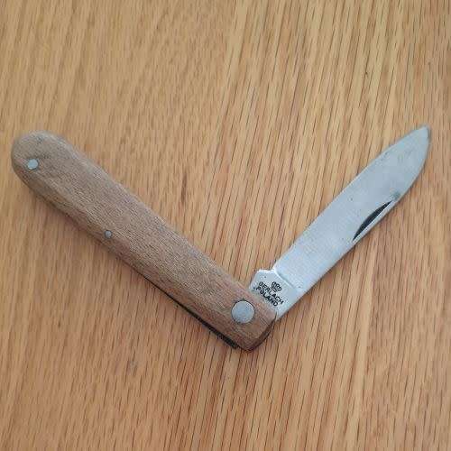 Gerlach Poland - Pocket Knife Single Blade - Beech Wood Handle