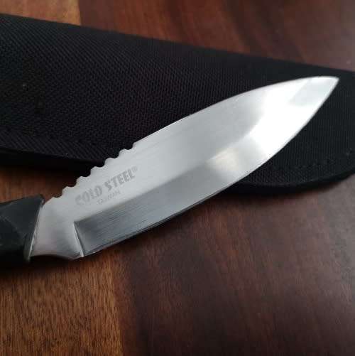 Cold Steel Canadian Belt Knife with Black Secure-Ex Belt Sheath