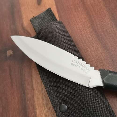 Cold Steel Canadian Belt Knife with Black Secure-Ex Belt Sheath
