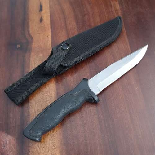 Diving Knife - Stainless Scuba Knife with Canvas Sheath