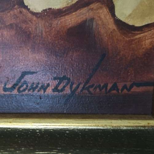 John Dykman (SA) Original Oil "Anemones" Signed, 50 x 65 - Extremely Fine Investment Art