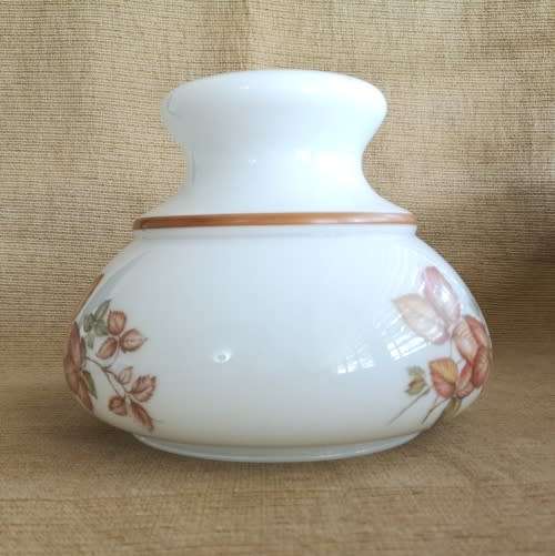 Mid Century Pendant Light - Beautiful Bell Shaped Floral Pattern - Ceiling Hanging Light