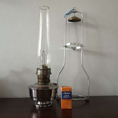Aladdin Kerosene Lamp - Classic Aladdin Hanging Tilt Frame with New Loxon Mantle