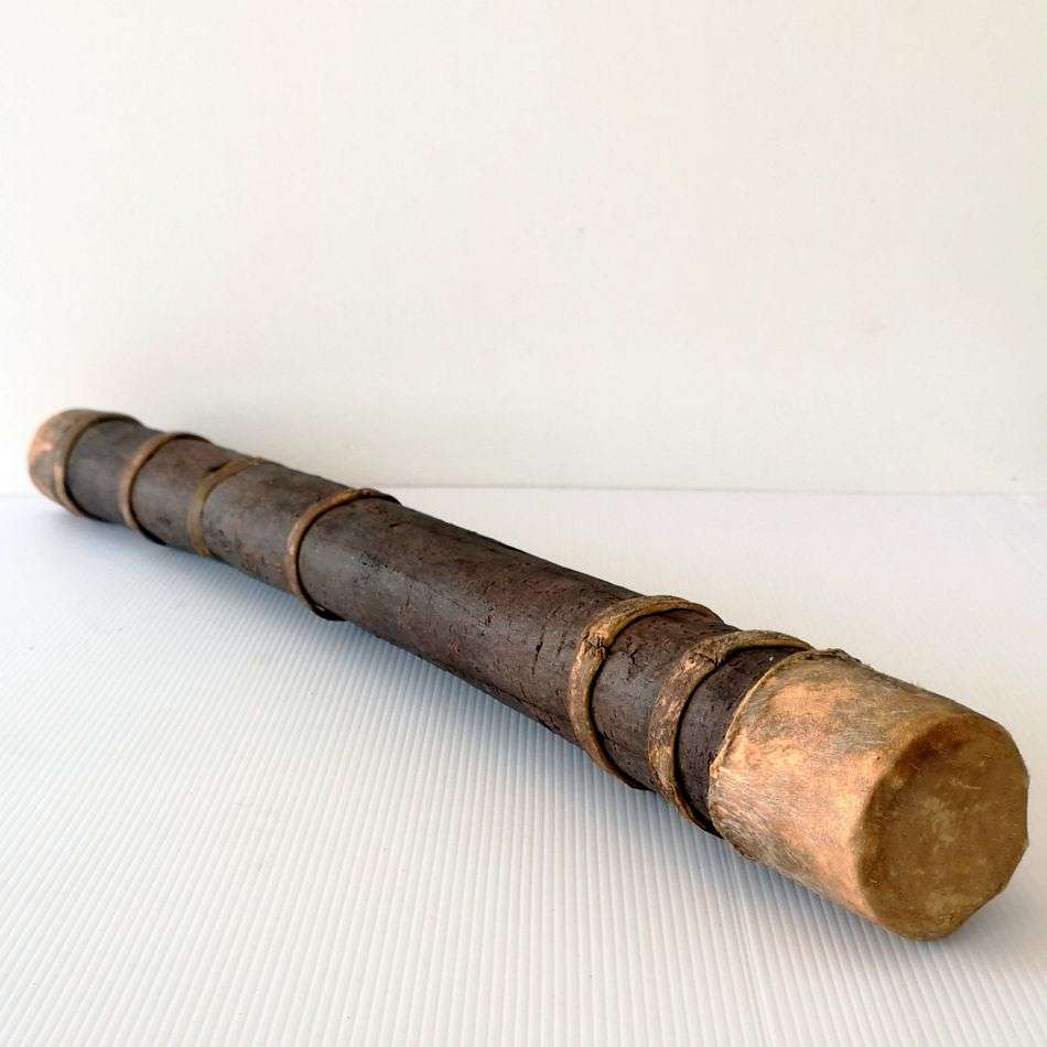 Kalahari Bushman Quiver - Bark Bound with Leather Bands and Leather Ends - For Arrows