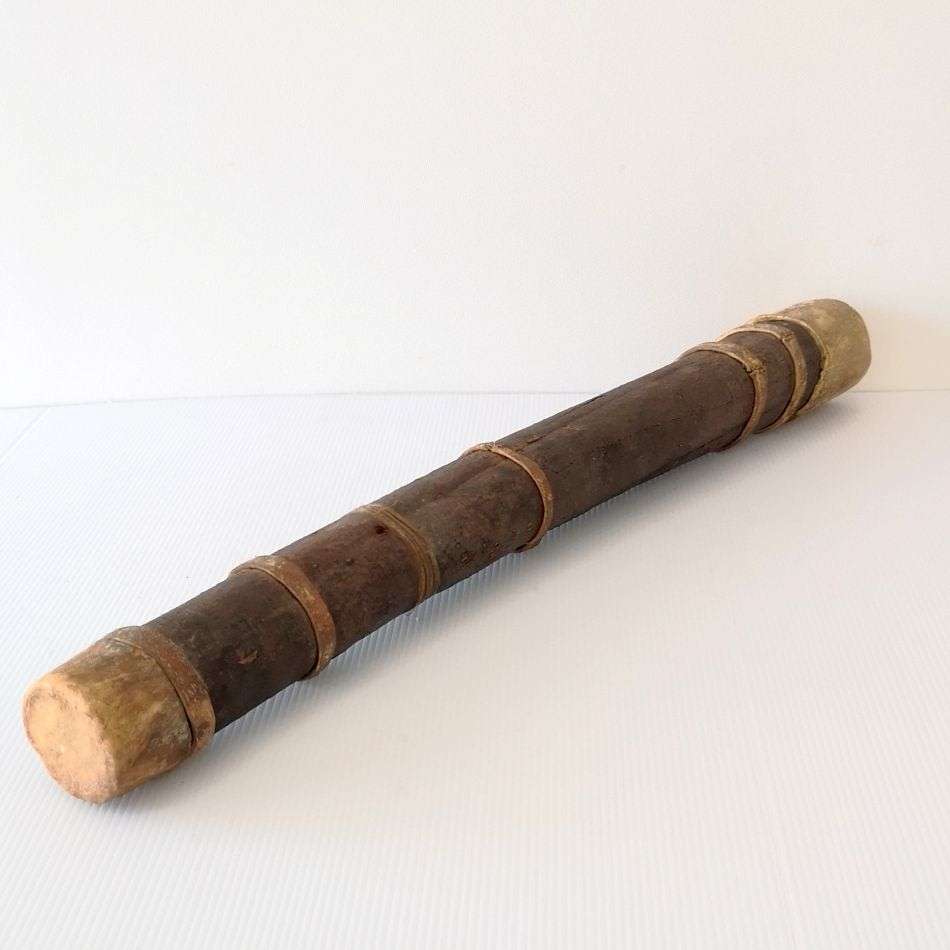 Kalahari Bushman Quiver - Bark Bound with Leather Bands and Leather Ends - For Arrows