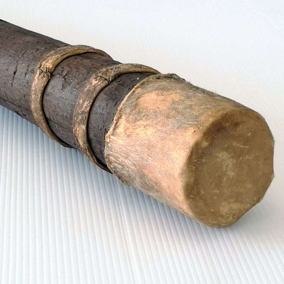 Kalahari Bushman Quiver - Bark Bound with Leather Bands and Leather Ends - For Arrows