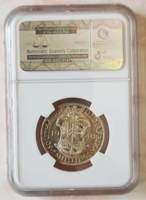 1940 Two-Shillings (2/-) : Mint State Florin NGC MS 62