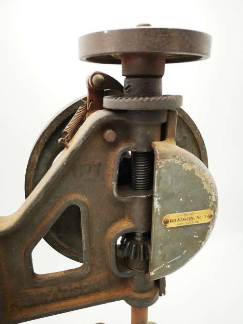 Bradson No.7 Drill Press - Hand Cranked Pillar Drill - Excellent Working Condition
