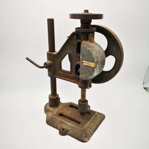 Bradson No.7 Drill Press - Hand Cranked Pillar Drill - Excellent Working Condition