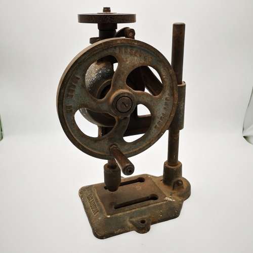 Bradson No.7 Drill Press - Hand Cranked Pillar Drill - Excellent Working Condition