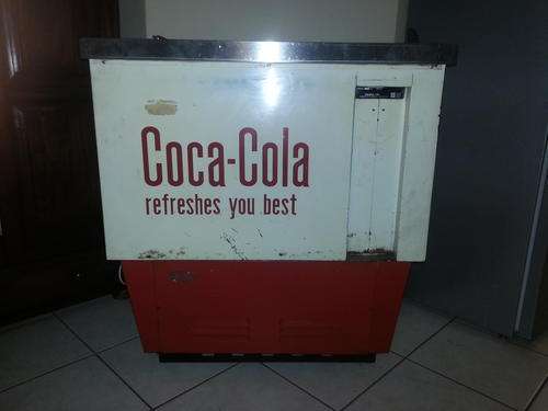 Original Antique/Vintage Coca-Cola Fridge