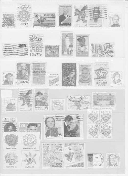 UNITED STATES - USED + BLOCK 4 MINT